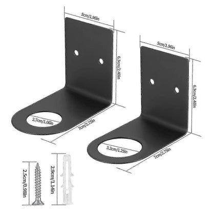 Stainless Steel Soap Dispenser Holders - 2 Pack Bathroom Organiser