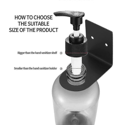 Stainless Steel Soap Dispenser Holders - 2 Pack Bathroom Organiser