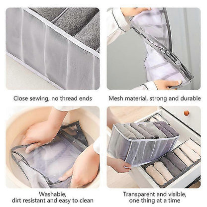 Closet Organisers 7 Grid Underwear Storage Organiser