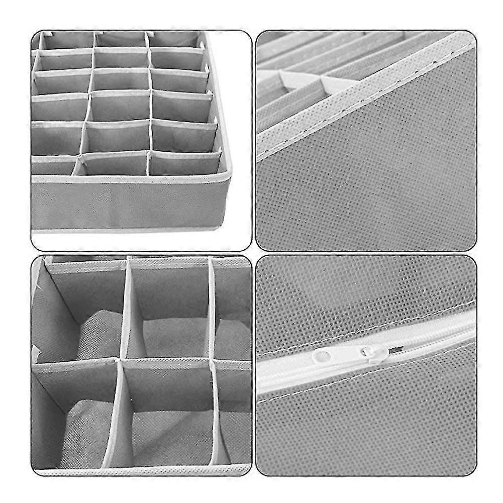 2 Pcs Drawer Organisers, Foldable Drawer Dividers Wardrobe Organisers Closet Organisers Storage Box